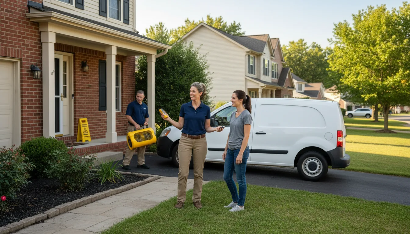 Water restoration image for Mildew Remediation in Crofton, KY